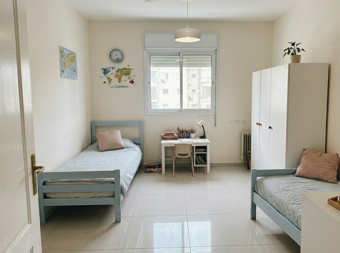 לפני - חדר ילדים