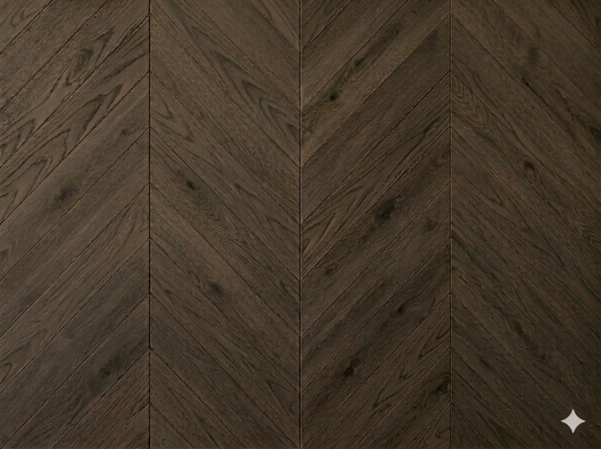 פרקט שברון - אלון מעושן