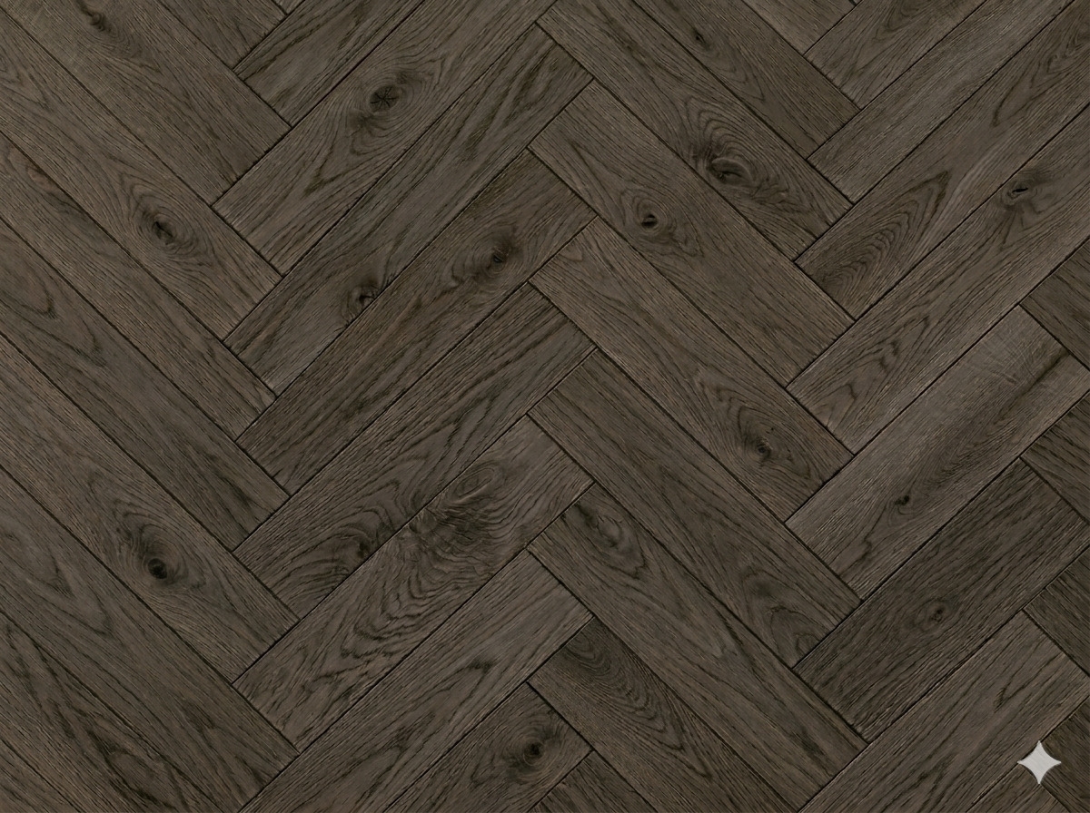 פרקט פישבון - אפור גרפיט